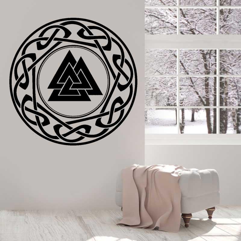 Valknut<br> Wikinger Aufkleber