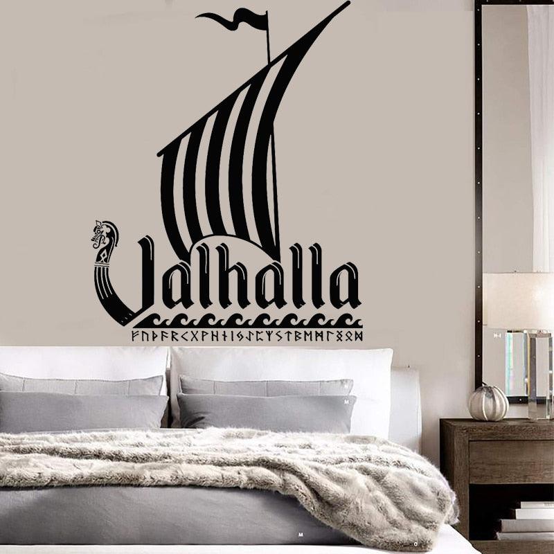 Valhalla<br> Wikinger Aufkleber
