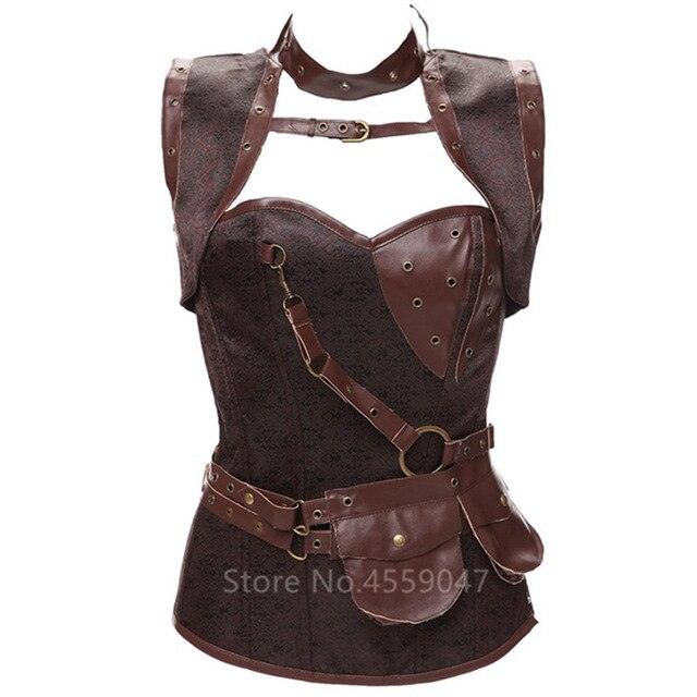Mittelalter Korsett<br> Wikinger Kostüm Damen