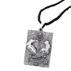 Hugin und Munin<br> Wikinger Halskette