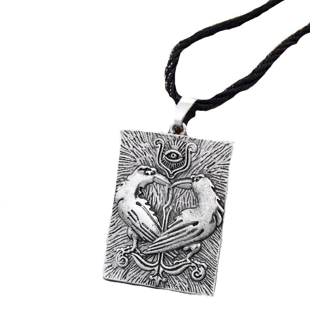Hugin und Munin<br> Wikinger Halskette