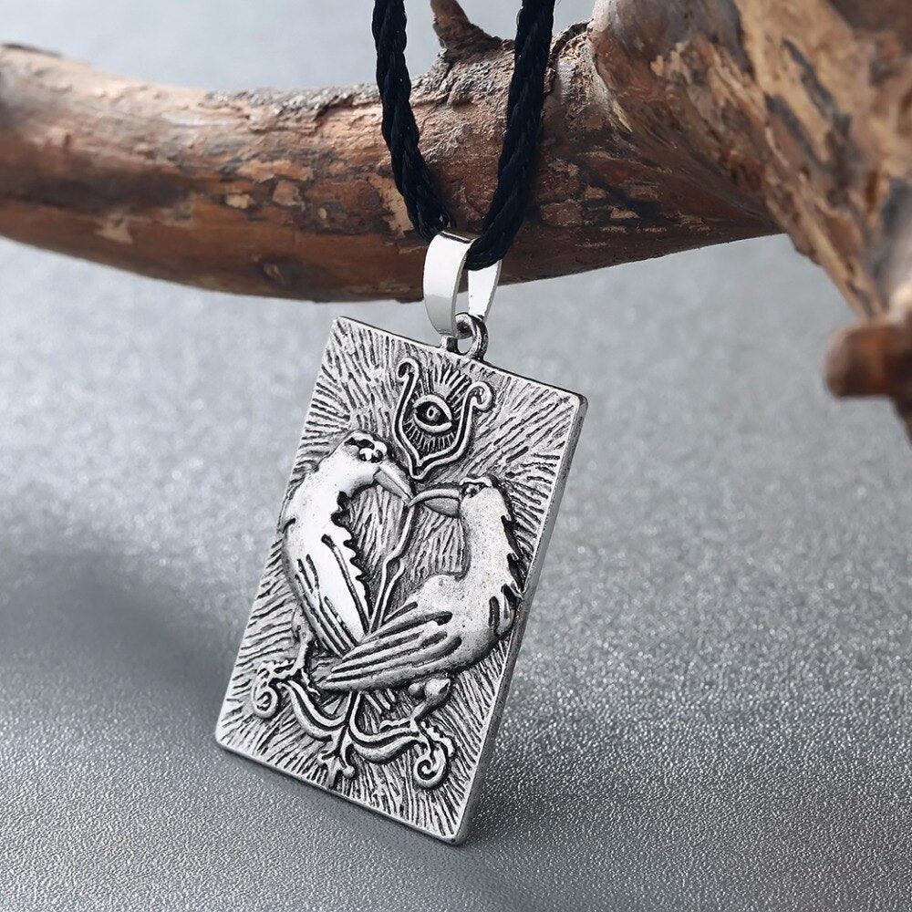 Hugin und Munin<br> Wikinger Halskette
