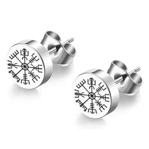 Vegvisir<br> Wikinger Ohrringe