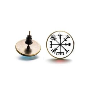 Vegvisir<br> Wikinger Ohrringe