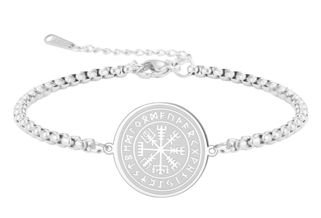 Symbol Vegvisir<br> Wikinger Armreif