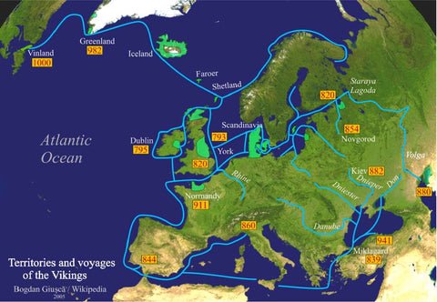 Wikinger Territorien