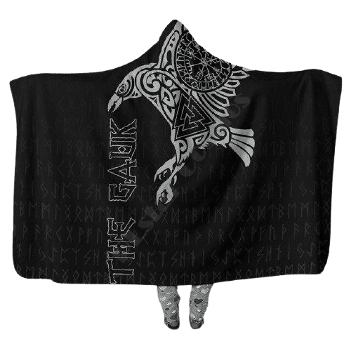 Munin mit Kapuze<br> Wikinger Decke
