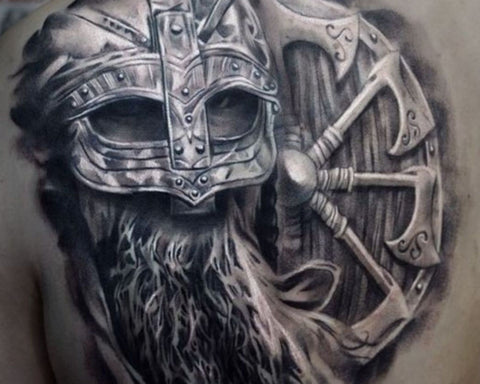 Wikinger 3d Tattoos